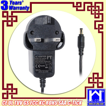 uk plug dc 9v 1000ma adapter power supply